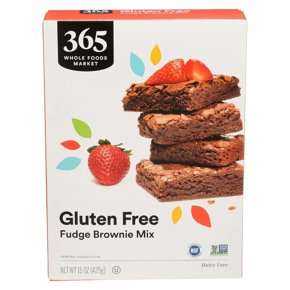 365 Whole Foods Market Gluten Free Fudge Brownie Mix 425g - Image 3