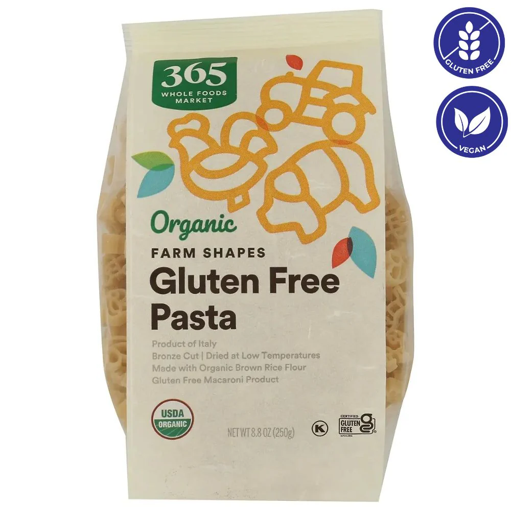 365 Whole Foods Market Organic Farm Shapes Gluten Free Pasta 250g