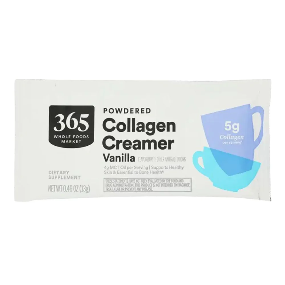 365 Whole Foods Market Organic Powdered Collagen Creamer Vanilla 14 Und - Image 2