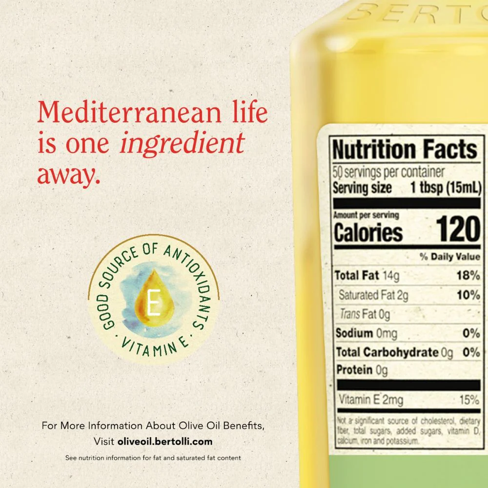 Bertolli Aceite de Oliva Extra Light Taste 750ml - Image 2