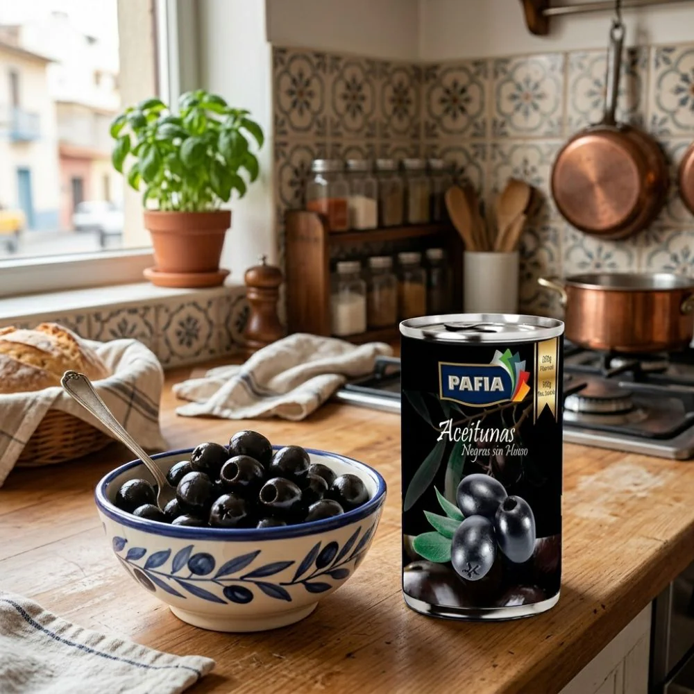 Aceitunas Negras sin Hueso Pafia 150g - Image 2