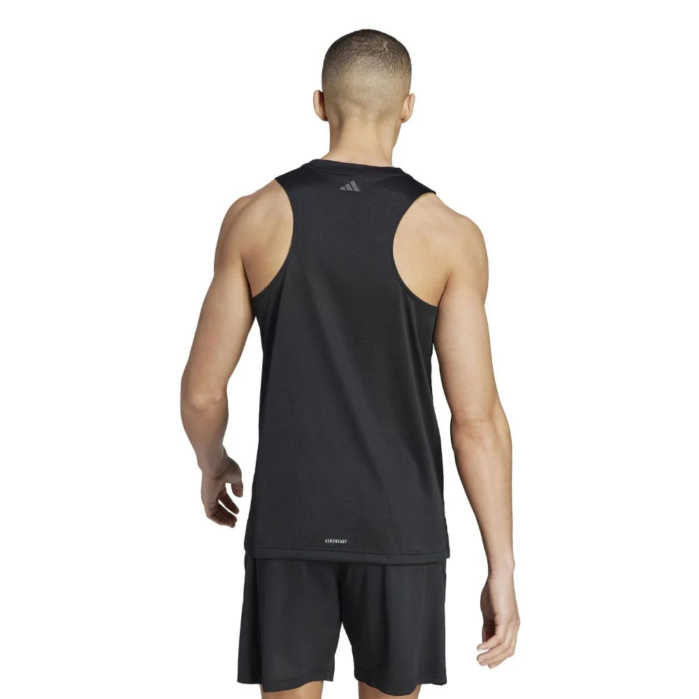 Adidas Camiseta Sin Mangas Para Caballero Hit Entry TK - Image 4