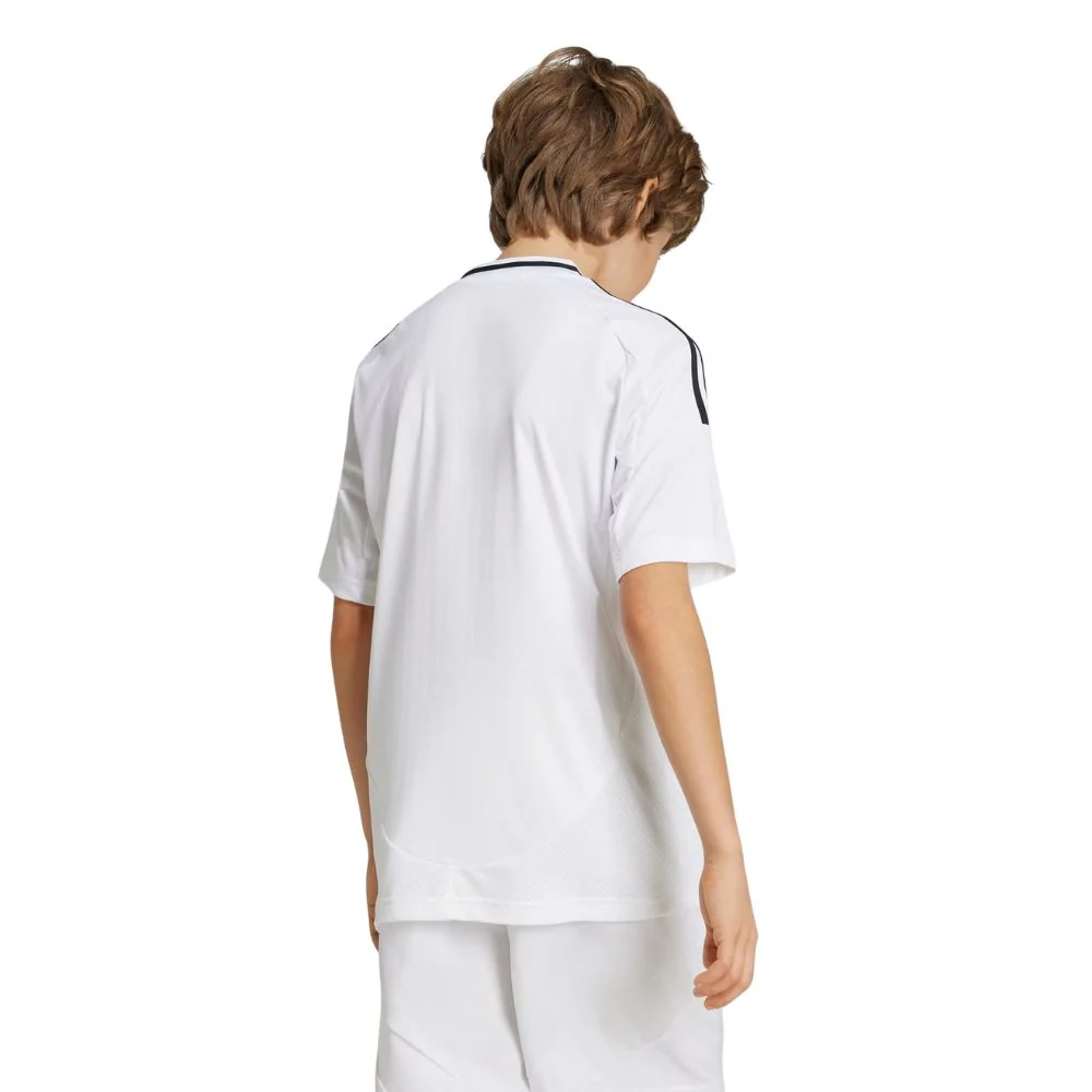 Adidas Camiseta Uniforme Local Real Madrid 24/25 White Para Niños - Image 5