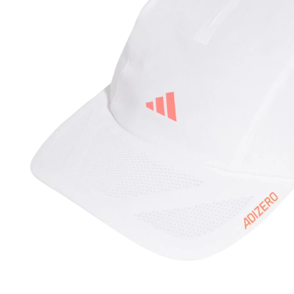 Adidas Gorra Ligera De Running Adizero Climacool White/Lucid Red - Image 3