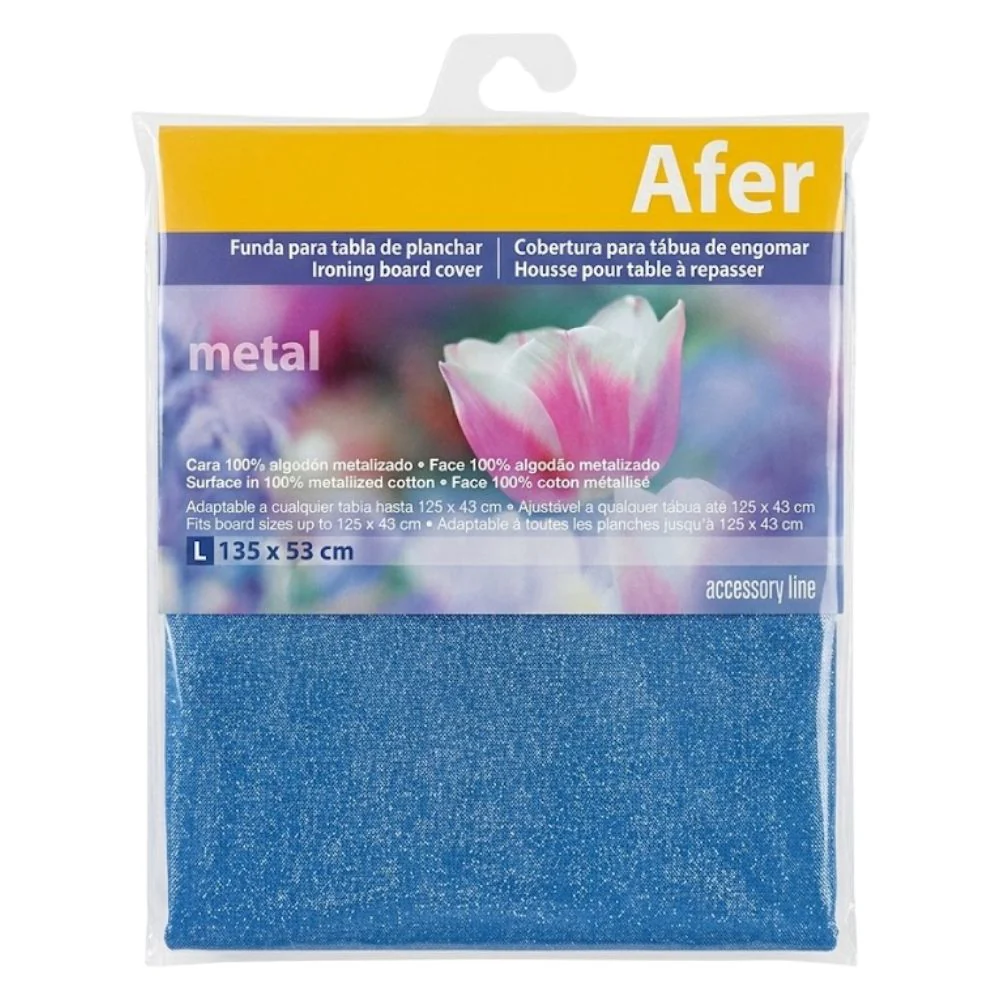 Afer Funda de Algodon Para Tabla De Planchar Color Azul 135 x 53 cm - Image 2