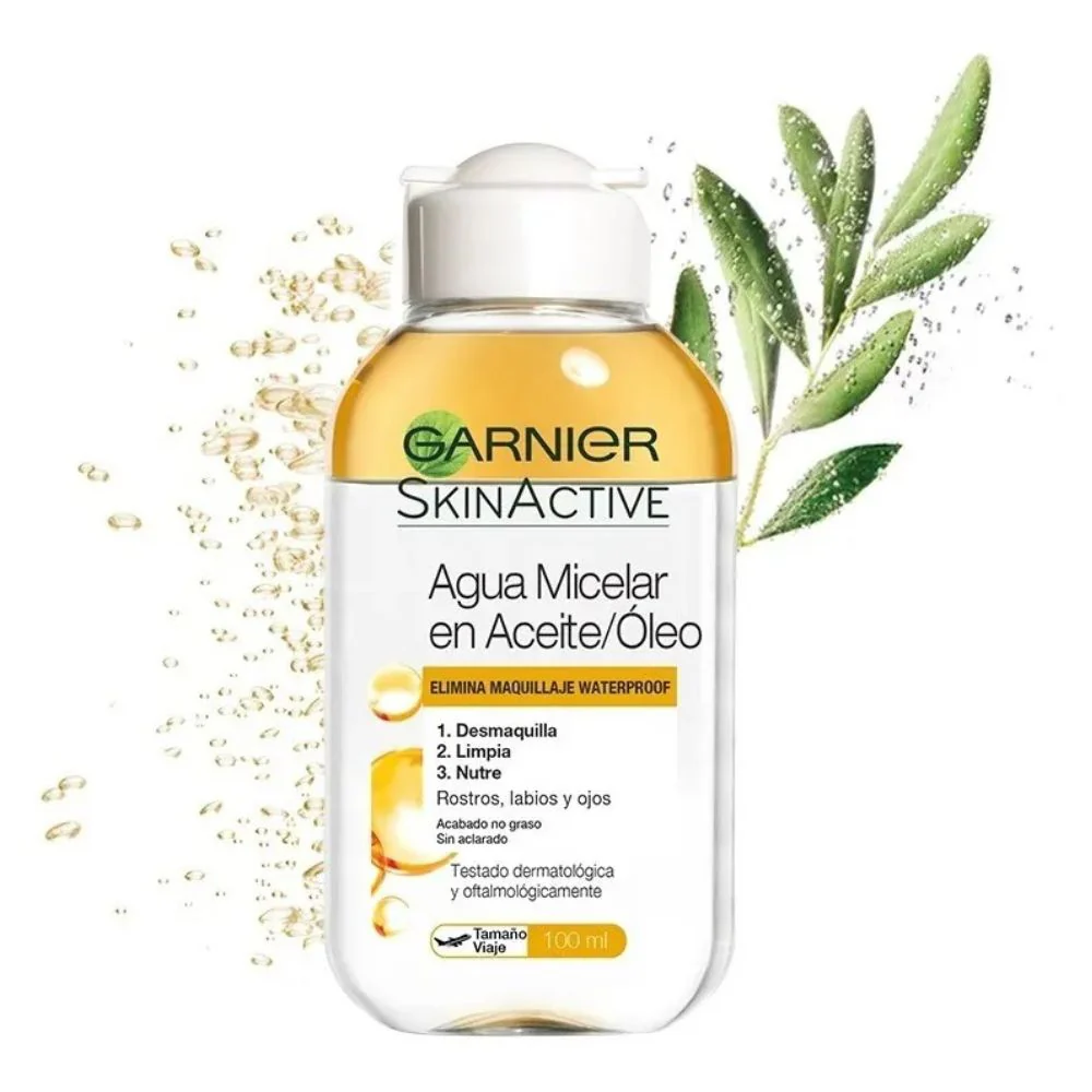 Agua Micelar en Aceite Garnier Elimina Maquillake WTP 100ml - Image 2