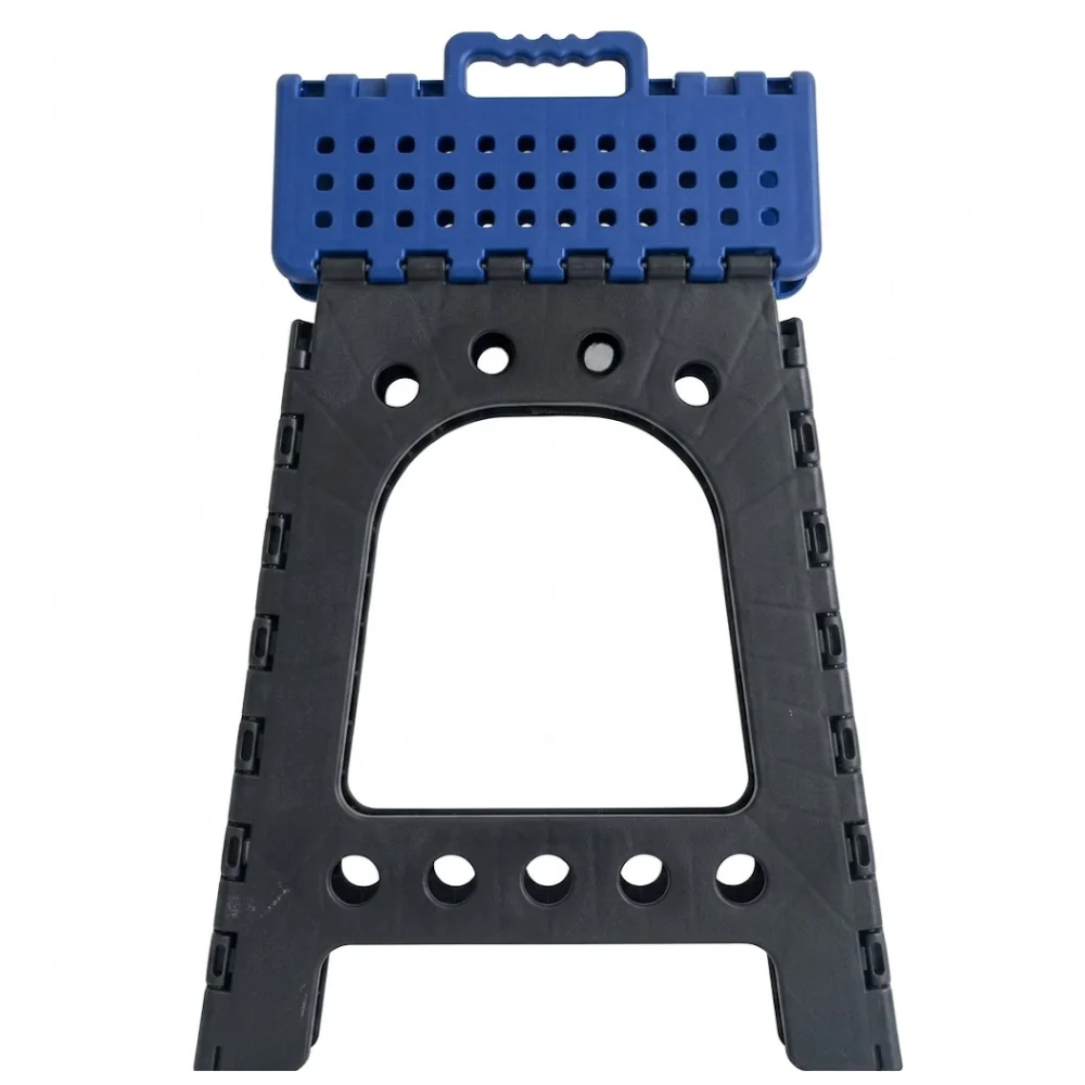 Alfa Hogar Banqueta Plegable Color Azul Y Negro - Image 2