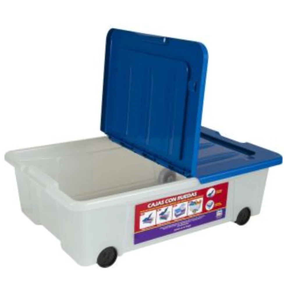 Alfa Hogar Caja Organizadora Con Ruedas 25Lt - Image 2