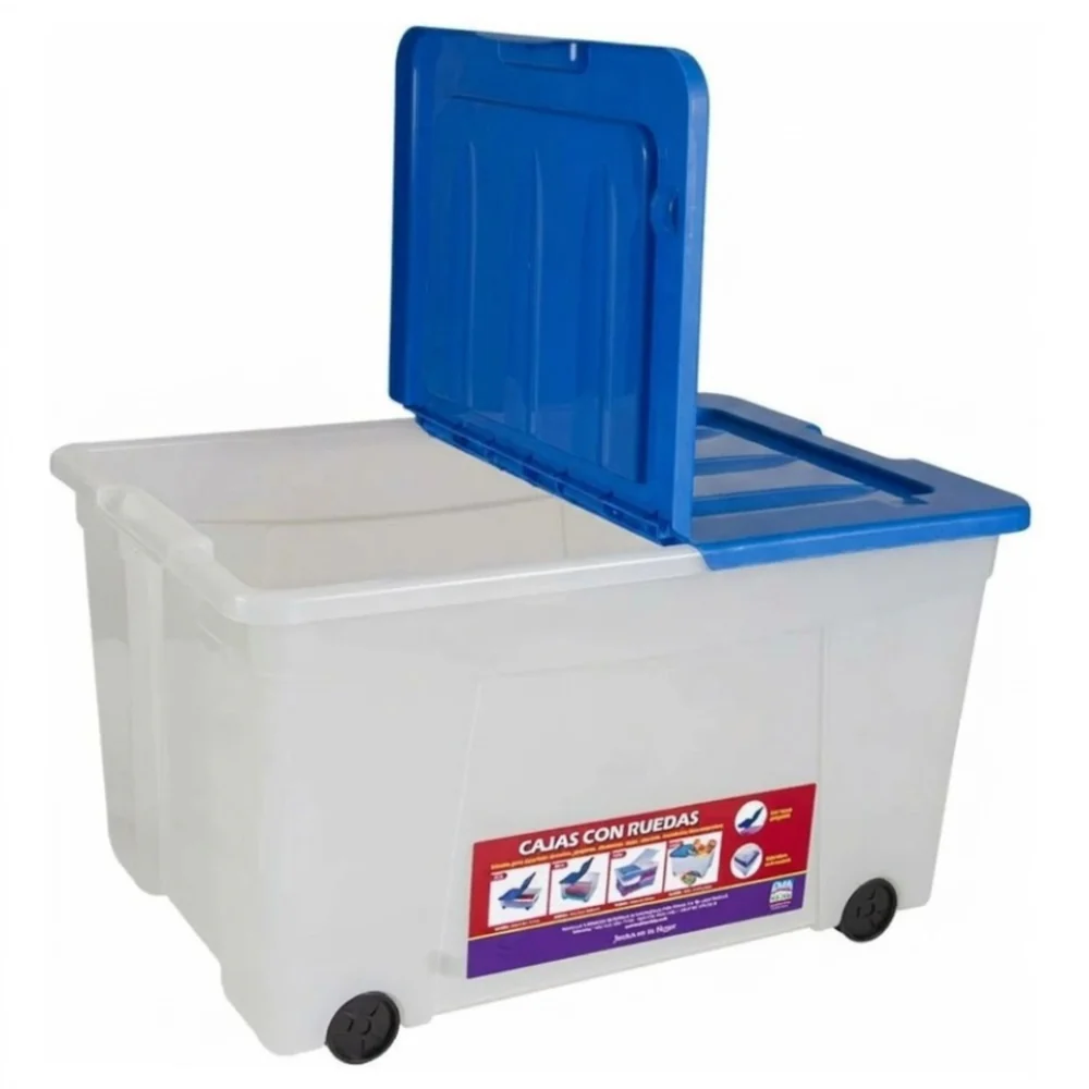 Alfa Hogar Caja Organizadora Con Ruedas 48Lt - Image 2