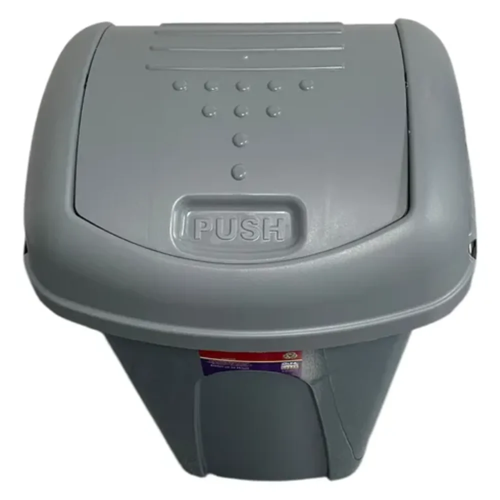 Alfa Hogar Papelera Vaiven Color Gris 60Lt. - Image 2