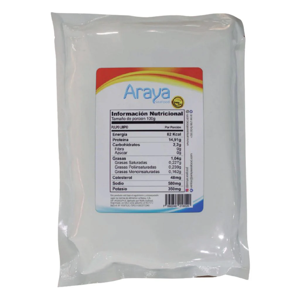 Araya Pulpo Limpio 1 Kg - Image 2