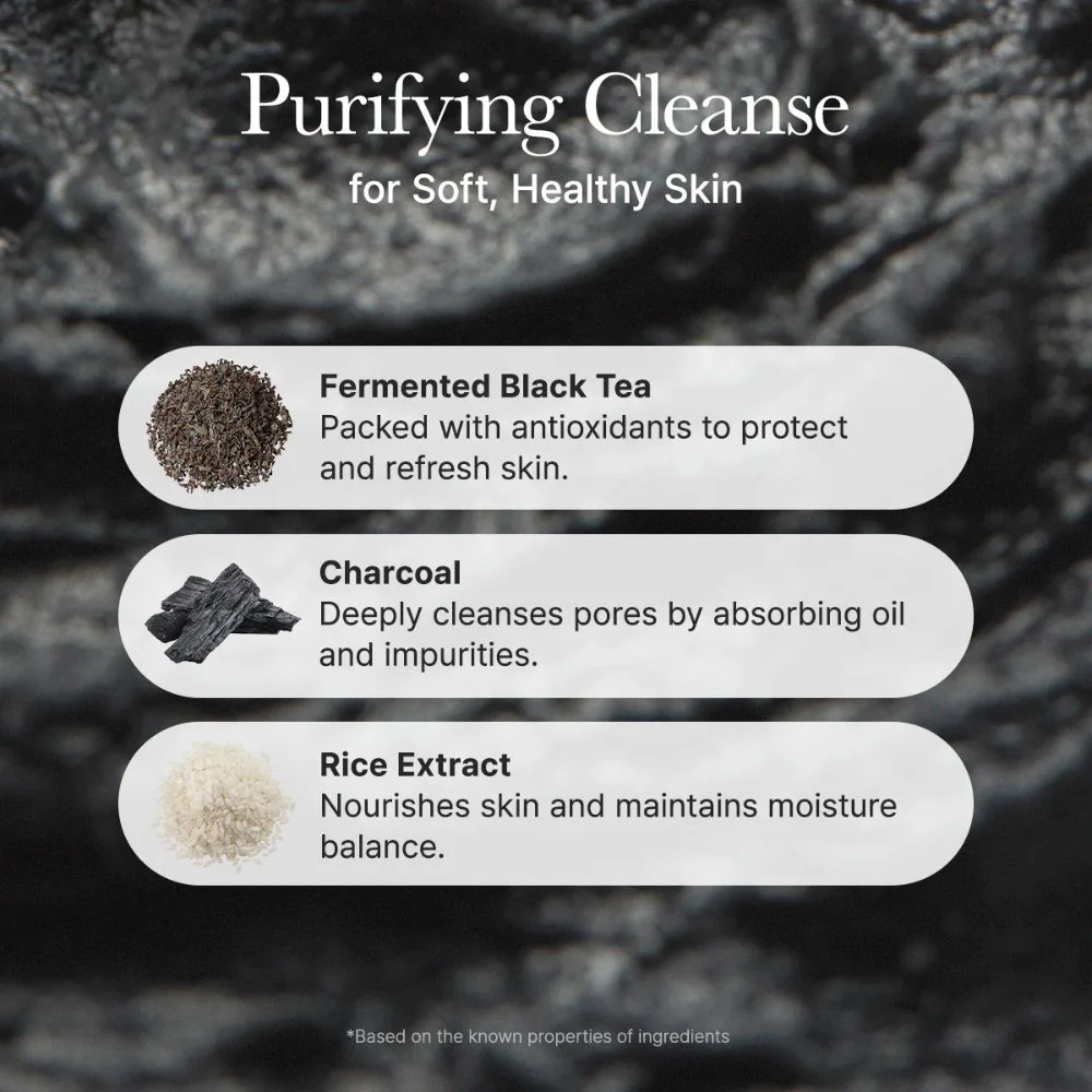 Arencia Black Tea & Yuzu Rice Mochi Cleanser 120g - Image 2