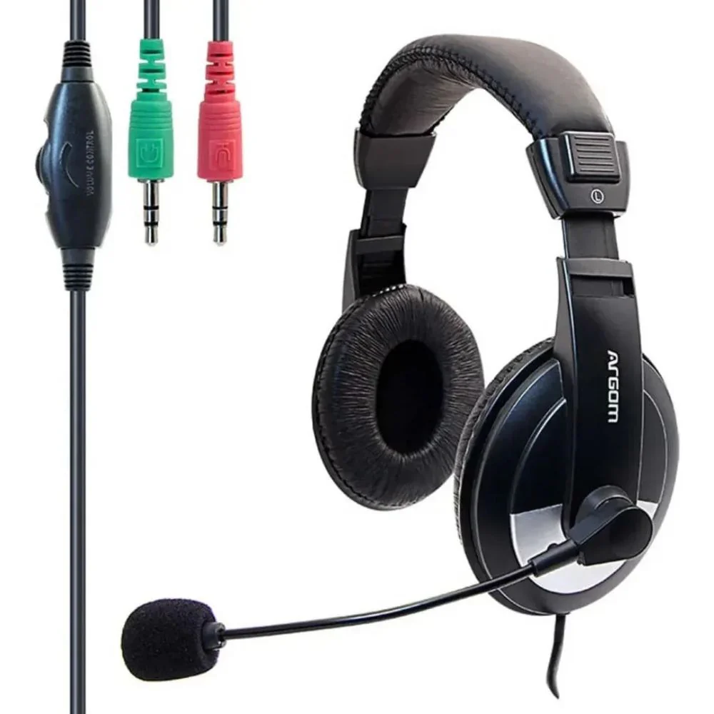Argom Tech Audifonos Auriculares Con Microfono Pro 75 Negro - Image 2