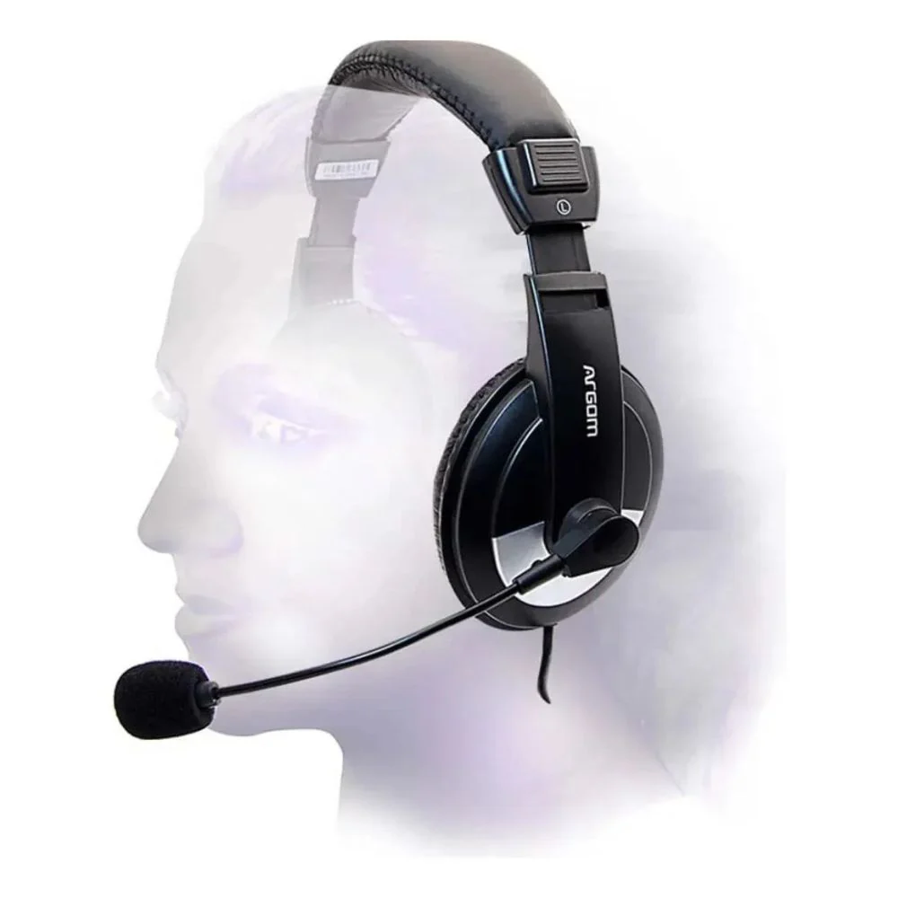 Argom Tech Audifonos Auriculares Con Microfono Pro 75 Negro - Image 3