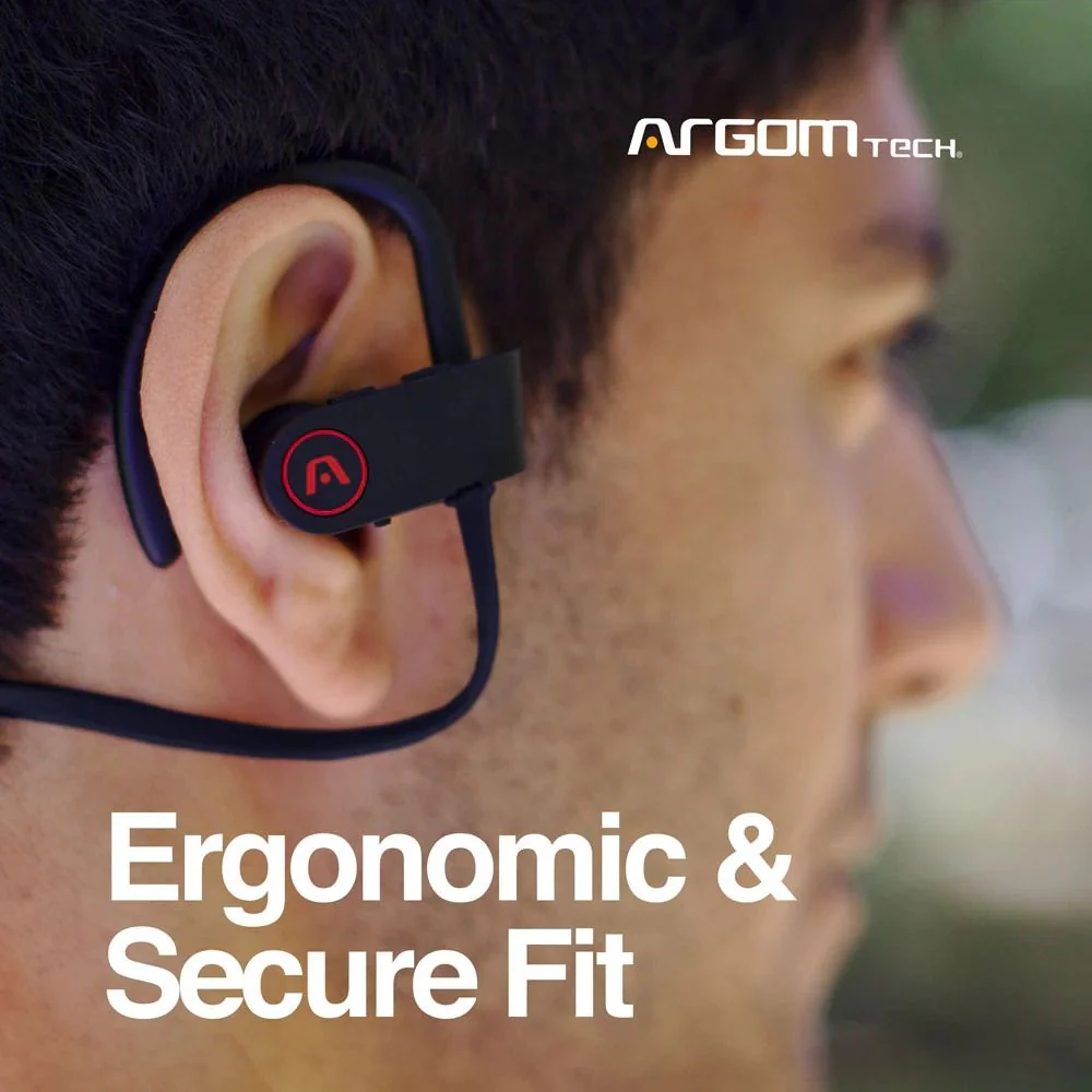 Argom Tech Auriculares Inalámbricos Ultimate Sound Flex BT Negro - Image 3