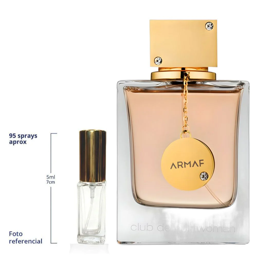 Armaf Club De Nuit Decant Travel Size Eau De Parfum For Woman