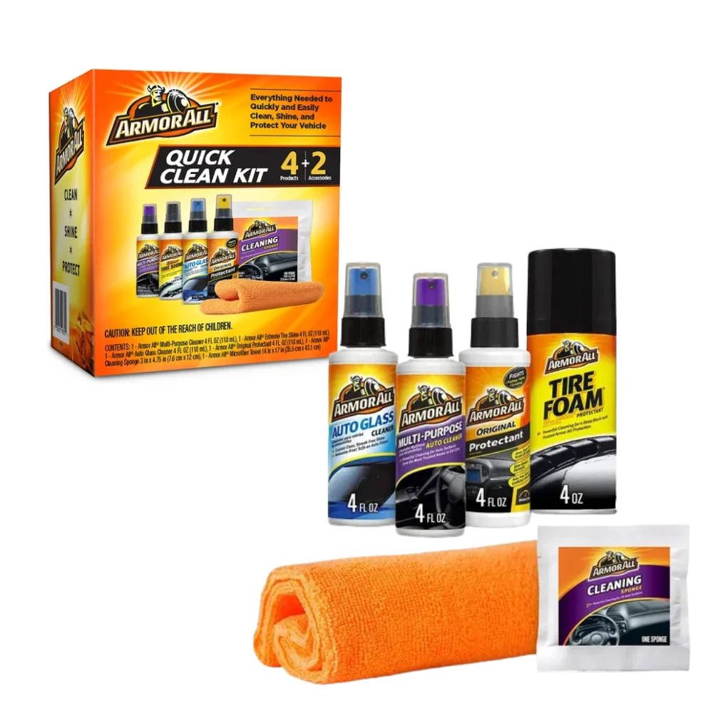 Armor All Kit De Lavado Rápido 4 Productos + 2 Accesorios - Image 3