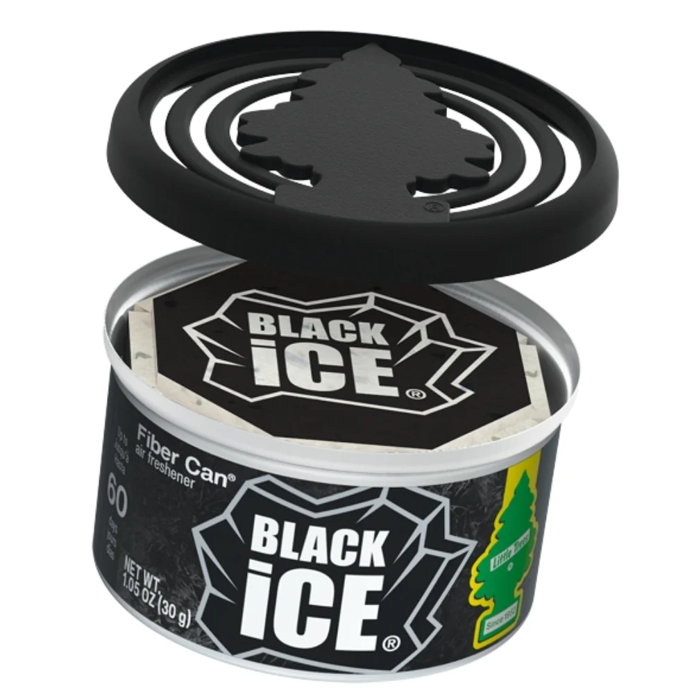 Aromatizante Little Trees Fiber Can Black Ice 30gr - Image 2