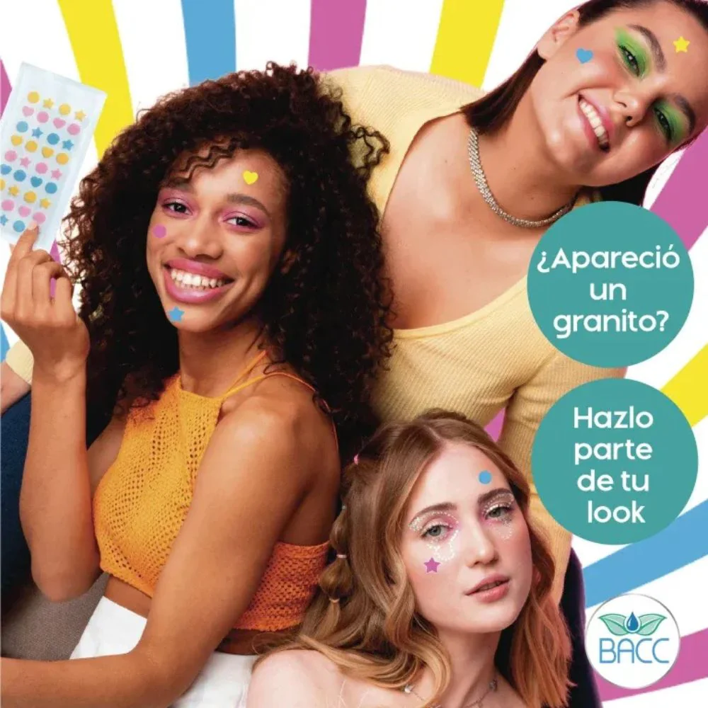 Bacc Parches Faciales Color Mix 36Und - Image 2