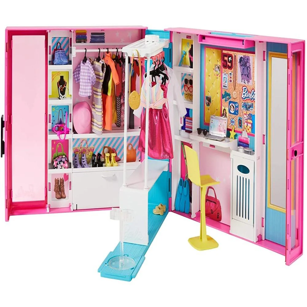 Barbie Dream Closet con 30+ Piezas Rosado - Image 2