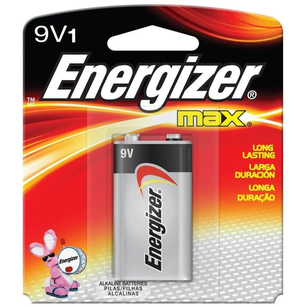 Bateria Energizer Max Alcalina 9 voltios