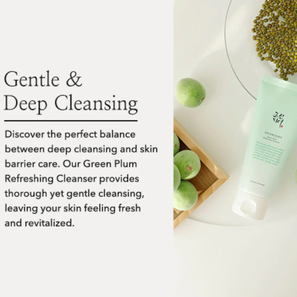 Beauty Of Joseon Green Plum Refreshing Cleanser 100ml - Image 2