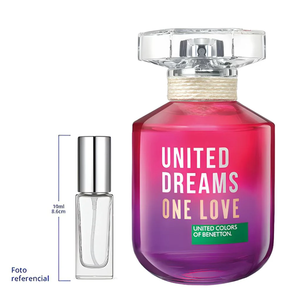 Benetton United Dreams One Love Decant Travel Size Eau De Toilette For Woman - Image 2