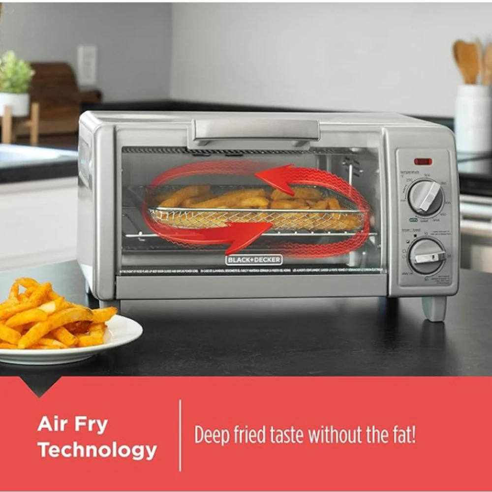 Black+Decker™ Horno tostador Crisp 'N Bake™ Air Fry de 4 rebanadas - Image 3