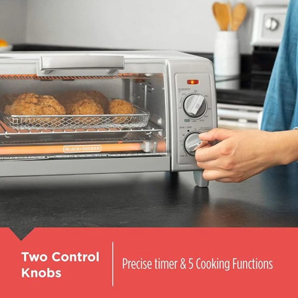 Black+Decker™ Horno tostador Crisp 'N Bake™ Air Fry de 4 rebanadas - Image 6