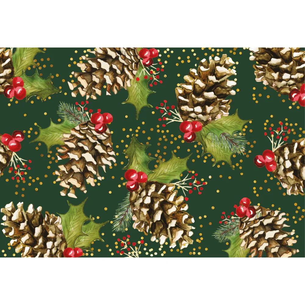 Block de 52 Individuales Marianella Morrison de Papel Dividu Merry Christmas 2025 - Image 3