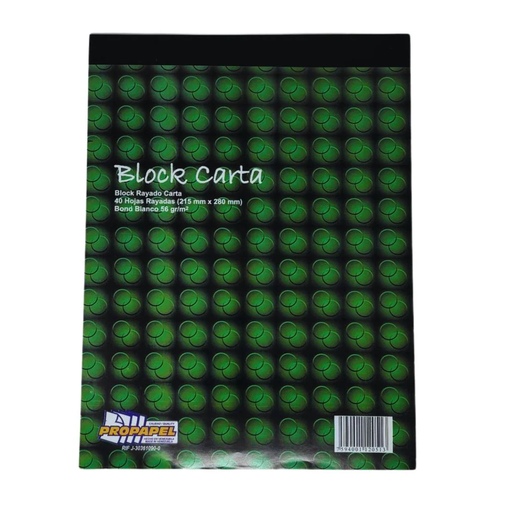 Block Rayado Propapel Tamaño Carta 40 Hojas 215x280mm - Image 3