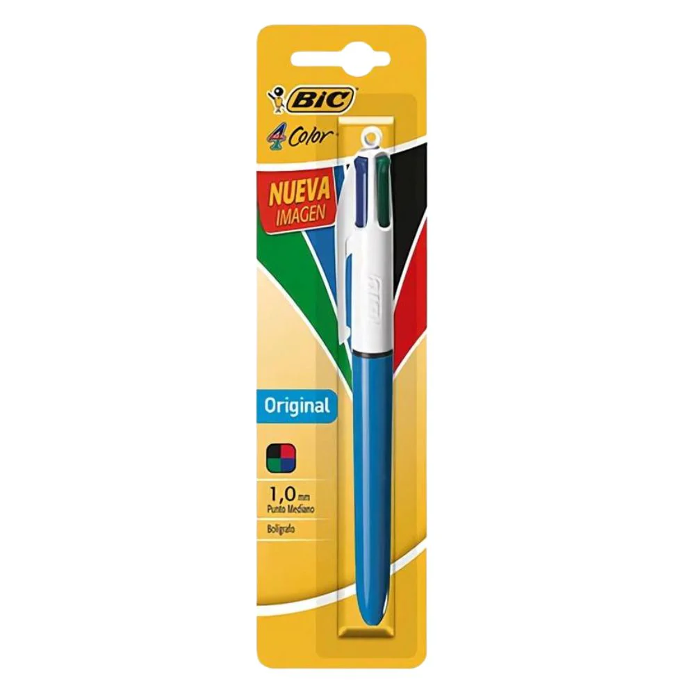 Boligrafos Bic 4 Color Original Ball Pen 1und