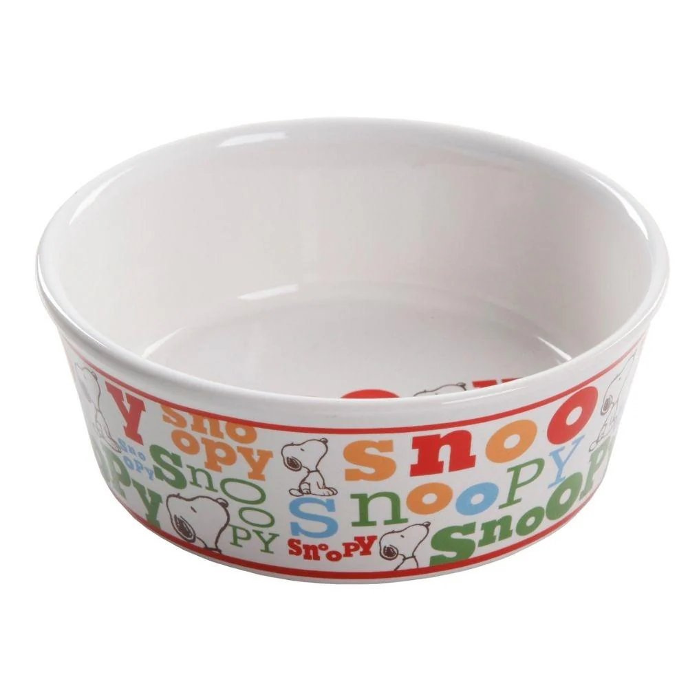 Bowl de Comida para Mascota Snoopy 13cm