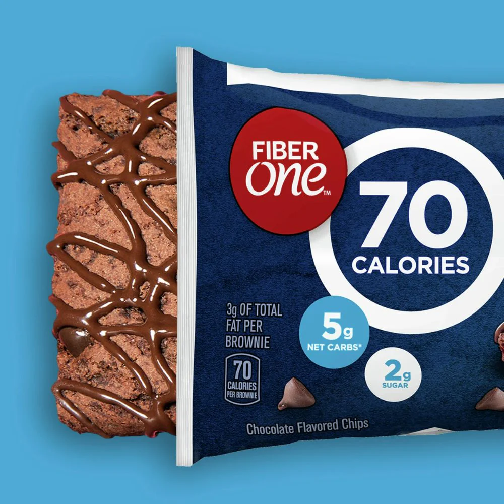 Fiber One 40 Und Brownie Chocolate Fudge Fiber One 70 Calorias 40Und 1kg - Image 2