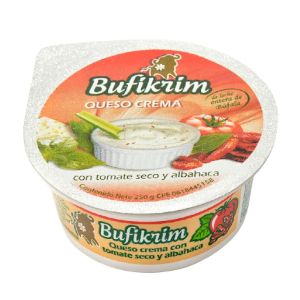Bufalinda Bufikrim Queso Crema Tomate Con Albahaca 250gr