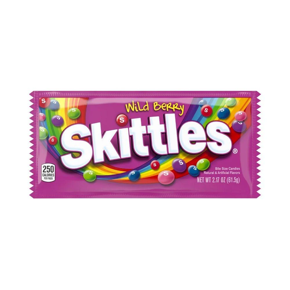 Caramelos Skittles Wild Berry 61,5 gr