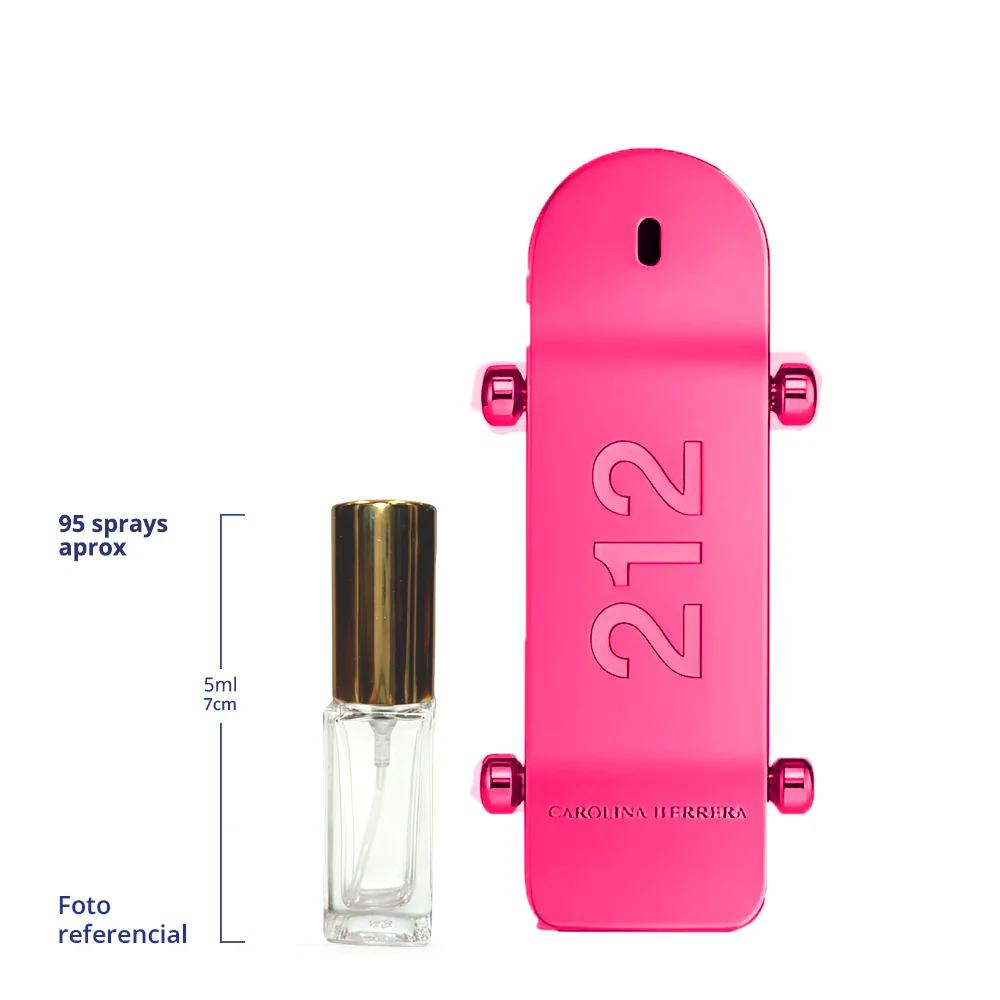 Carolina Herrera 212 Heroes Forever Young Decant Travel Size Eau De Parfum For Woman