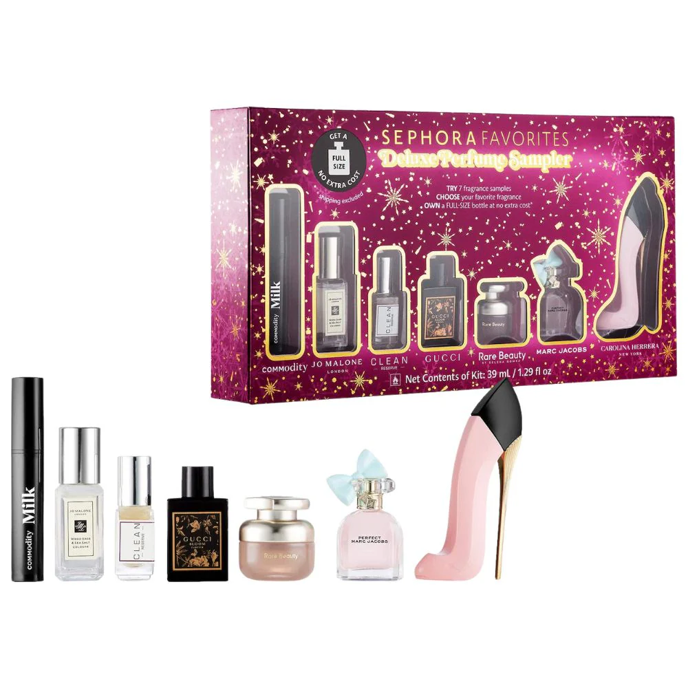 Carolina Herrera Good Girl Blush Eau De Parfum For Woman 30ml + Sephora Favorities Deluxe Perfume 7 Mini Perfumes - Image 3