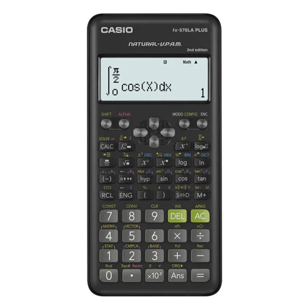 Casio Calculadora Científica Estándar Black fx-570LAPlus2