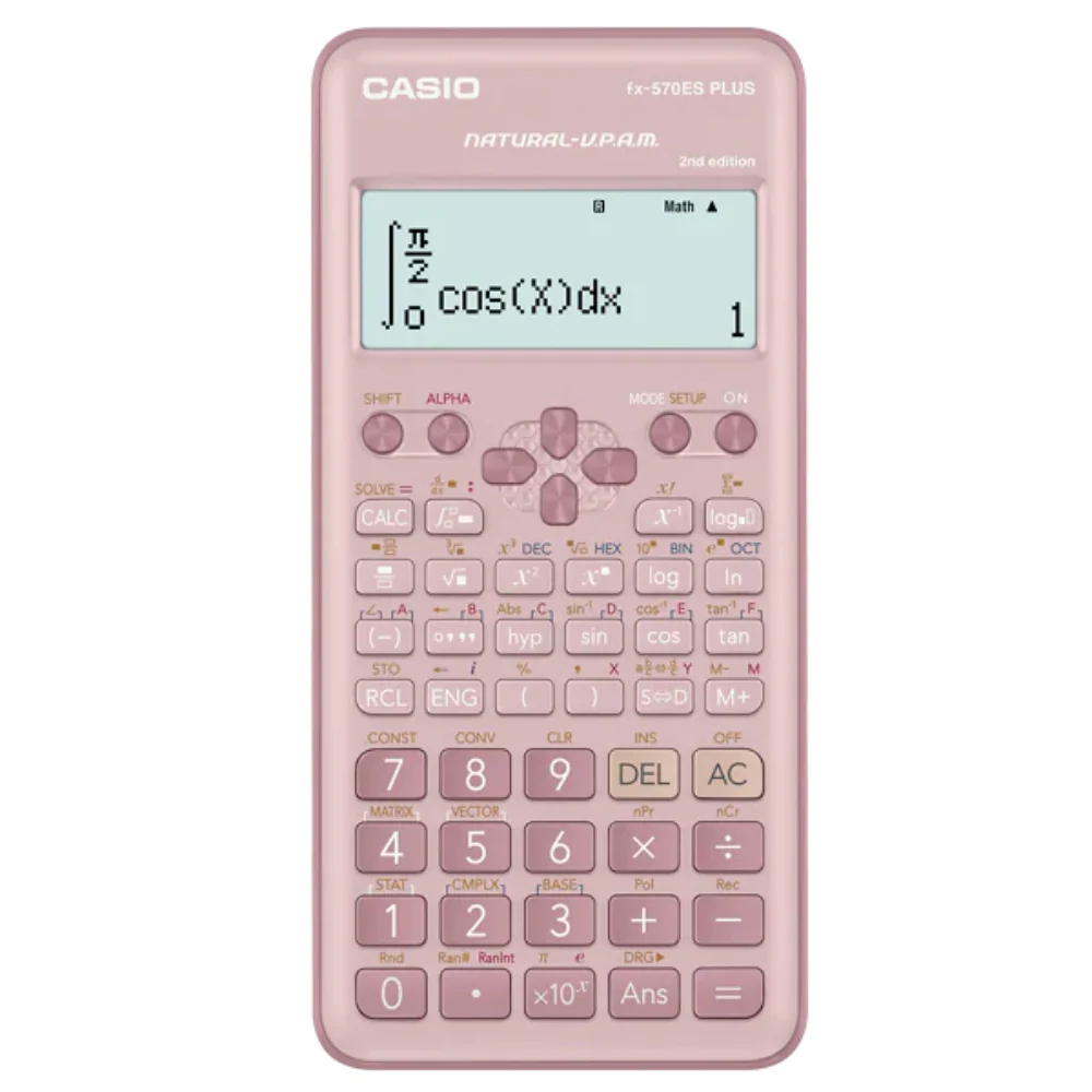 Casio Calculadora Científica Estándar Pink fx-570ESPlus2