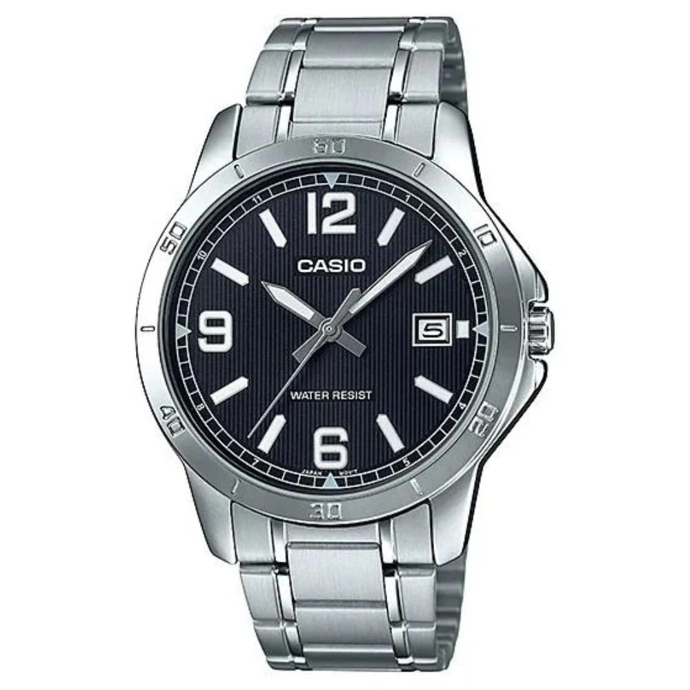 Casio Reloj Casual Correa De Acero Inoxidable Para Caballero Silver