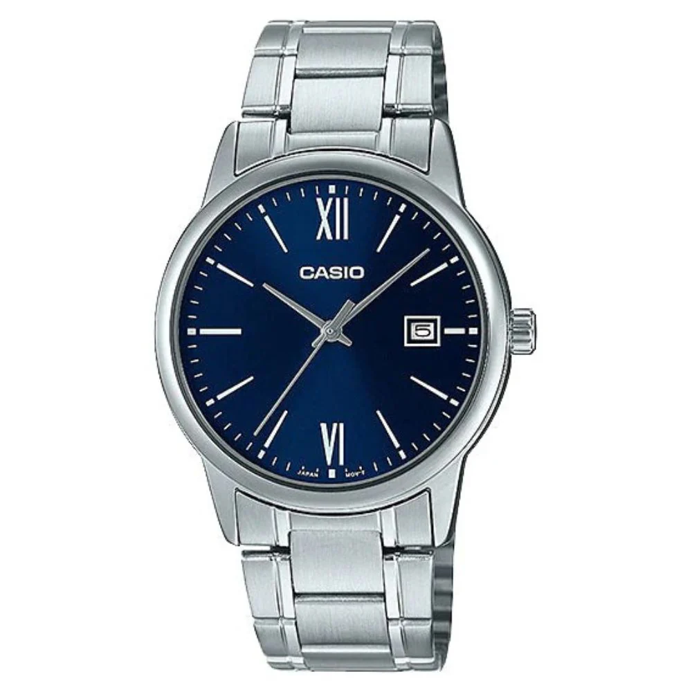 Casio Reloj Casual Correa De Acero Inoxidable Para Caballero Silver