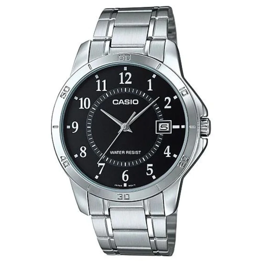 Casio Reloj Casual Correa De Acero Inoxidable Para Caballero Silver