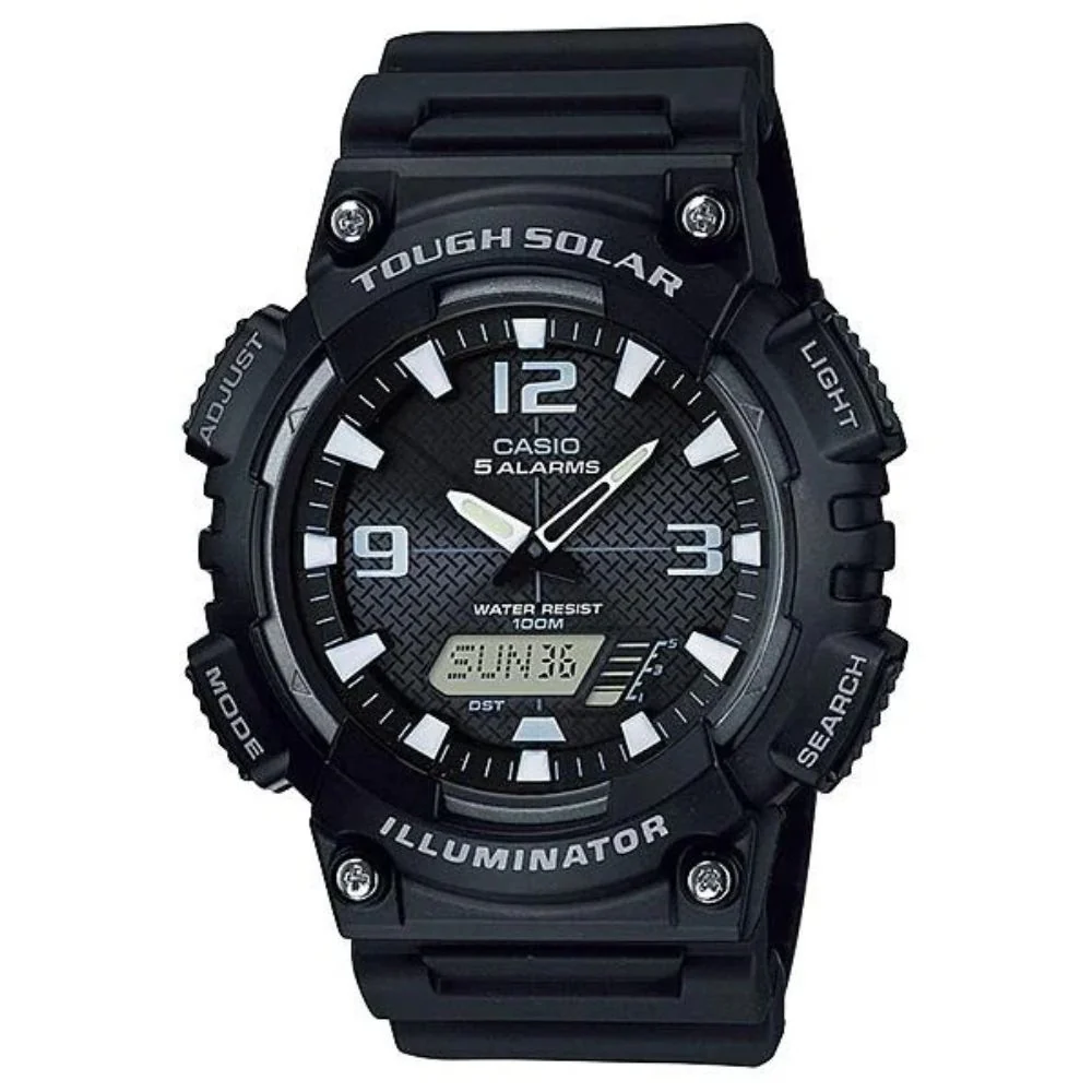 Casio Reloj Digital Correa De Resina Para Caballero Black