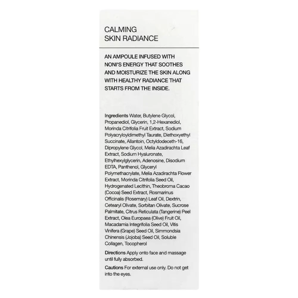 Celimax Noni Ampoule Calming + Radiance For Healthy Skin 30ml - Image 3