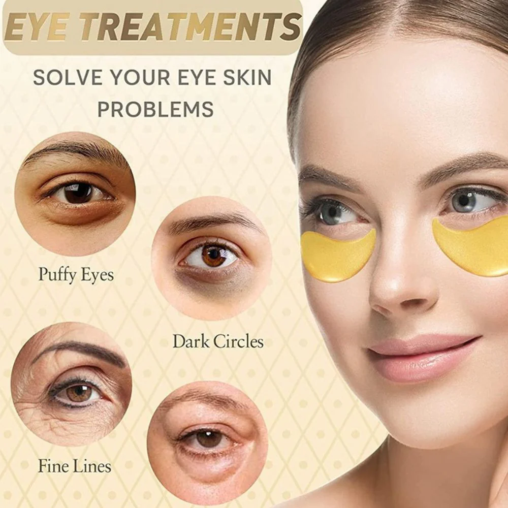 Célor Under Eye Patches Smooths Puffy Eyes Dark Circles & Wrinkles 20Und - Image 2