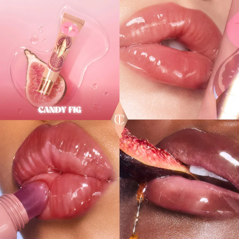 Charlotte Tilbury Unreal Lips Healthy Glow Nectar Lip Oil Candy Fig 14 ml - Image 2