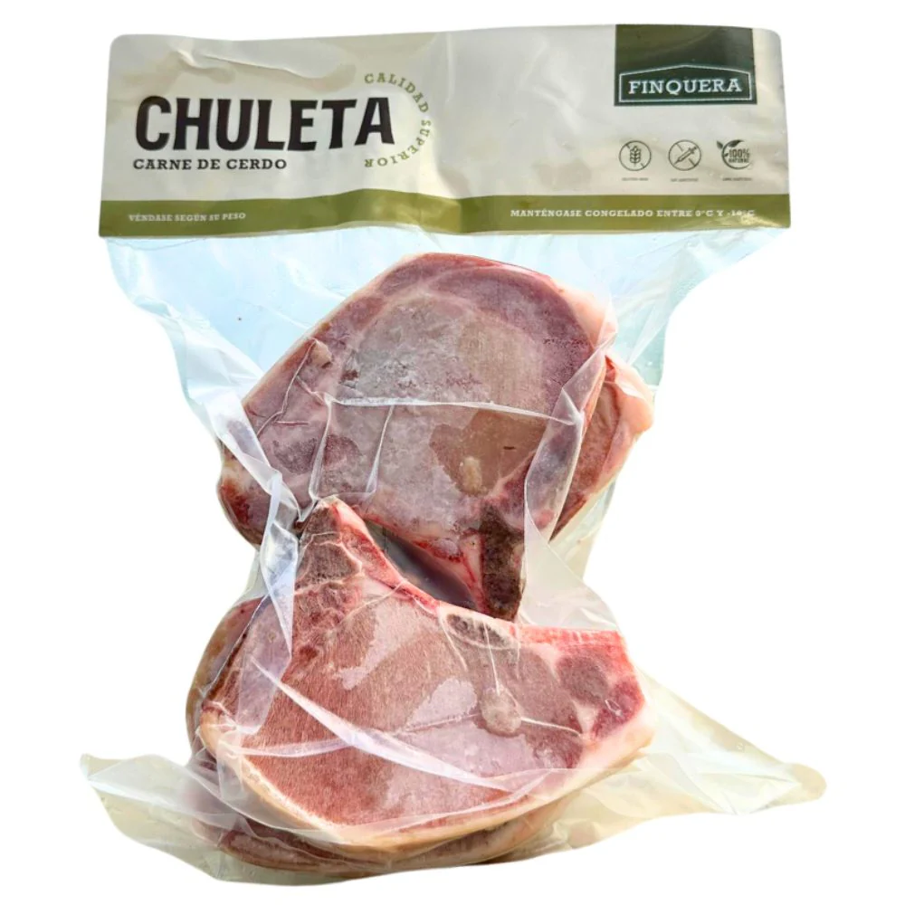 Chuleta de Cerdo 4 Und 4 Opciones Alimentos Finquera