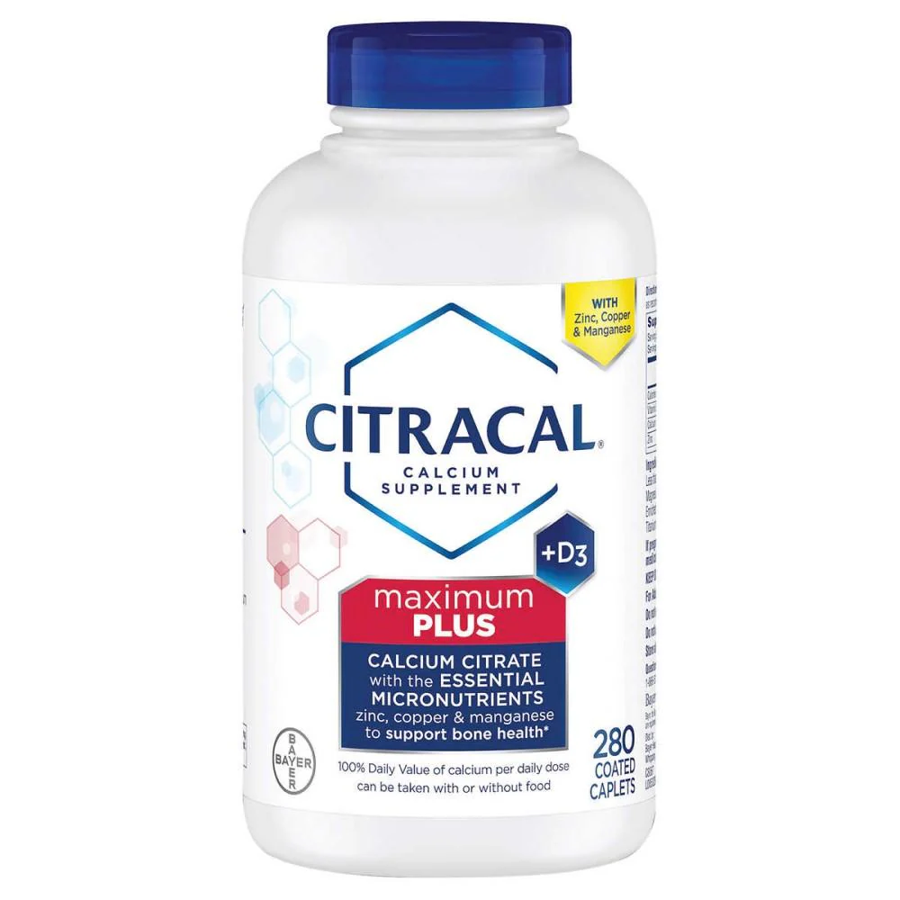 Citracal + D3 Maximum Plus 280 Tabletas Recubiertas