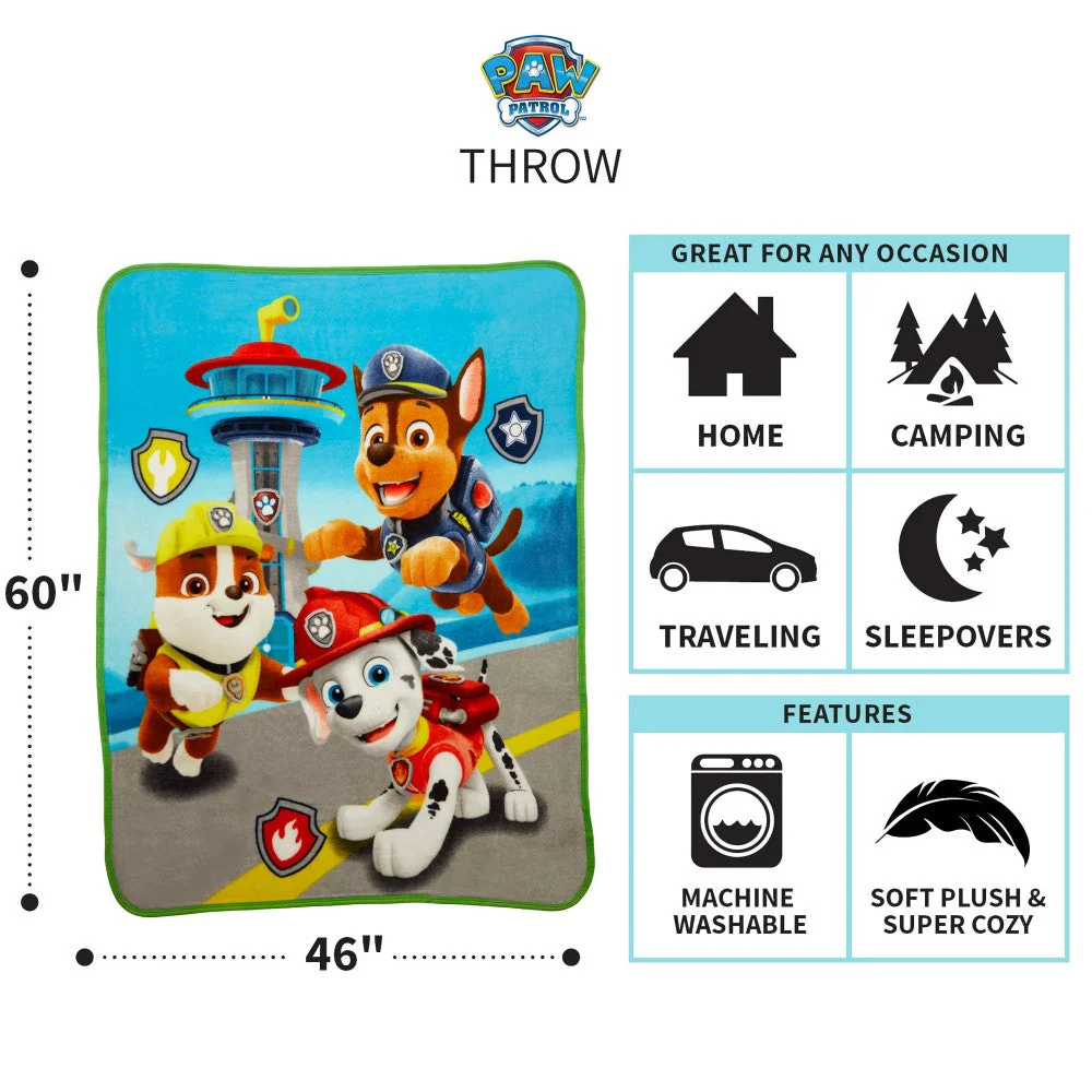 Cobija Paw Patrol Throw Tamaño Individual 117cm x 152cm - Image 3